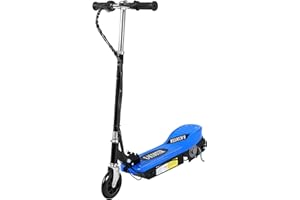 HOMCOM Patinete Eléctrico Plegable para Niños y Adolescentes de +7 Años Velocidad de 10 km/h Scooter Eléctrico con Manillar Ajustable en Altura y Frenos Carga Máx. 50 kg 78x37x87-95 cm