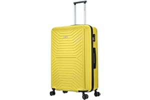 FLYMAX 29" Large Suitcase 4 Wheel Lightweight Luggage Hard Shell Travel Case Hold Check in Fits 23kg - 27kg + 3 Digit Lock Suitcase Large + Telescopic Handle 100 Litre Capacity