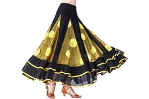 Tookang Gonna di Tulle Danza Moderna Valzer Pratica Gonna da Altalena Spettacolo di Ballo da Sala Gonna