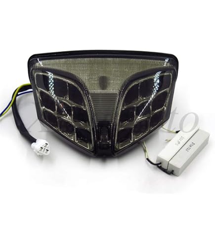 Feu Arrière LED Fumé Avec Clignotants Intégrés Pour Suzuki GSX-R 600/750/1000 (2000-2003) - Améliore Le Look Et La Sécurité