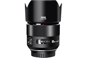 MEKE Meike 85 mm F1.8 Full Frame Auto Focus Téléobjectif portrait moyen compatible avec Canon EOS EF Mount Digital SLR appareils photo 5D Mark IV 6D Mark II