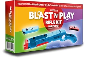 MAXX TECH Blast ‘n’ Play Rifle Kit for Switch