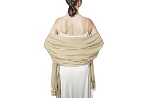 PIOYMEYA Scarf Stole Women's Festive for Evening Dress Pashmina Scarves Scarves Winter