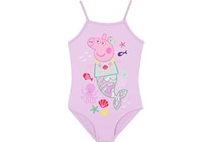 Peppa Pig Costumi Interi | Costume Piscina Bambina Sirena | Costume Bambino Piscina Estivo