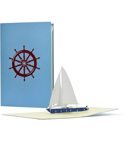 With Scripture} Birthday Card - Sailboats & Gulls