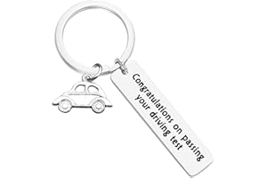 DABIHU New Driver Gift Keyring Congratulations on Passing Your Driving Test Keychain Driving License Gift Congratulation Gifts for Driving Test Passer Husband Boyfriend Friends Daughter Son Student Gifts