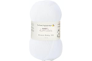 SCHACHENMAYR SINCE 1822 Schachenmayr Baby Smiles Bravo Baby 185 9801212-01001 weiß Handstrickgarn, Häkelgarn, Babygarn