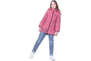 SXSHUN Doudoune Enfant Fille Manteau d'hiver Princesse Fourrure Parka à Capuche Blouson Veste Epais Chaud