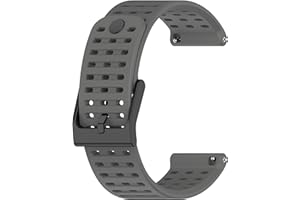 CZhkg Silicone Respirante Armband pour/Suunto Race/Suunto Race S Strap, Remplacer Sangle Wristband Libération Rapide Bracelet de Montre Bracelet pour Suunto Race S/Suunto Race Watch