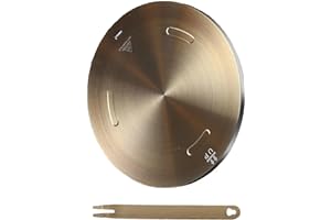 GROURARTY Grouarty Hitzeverteiler Platte 28 cm Edelstahl Induktionskochfeldadapter Induktionskochfeldplatte Elektrische Glasplatte Glasplatte Konverterplatte für Kochfeld