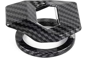 Hailerio Copri pulsante Push Start, Copri pulsante - Una copertura decorativa con pulsante Start Stop | Interno auto protettivo antigraffio Decorazione copertura motore auto Interno