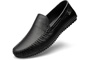 SUCCTTSSFUL Mocassini Uomo Pelle Eleganti Slip-on Scarpe da Guida Scarpe da Barca Classic Loafers Estivi Moda Pelle Pantofole Leggere Traspiranti