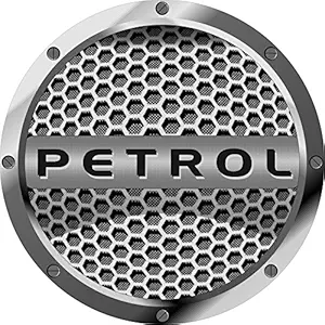 Rider Petrol Sticker /Decals/ Fuel Badge/ Graphics for Universal car (Round Grey Petrol)