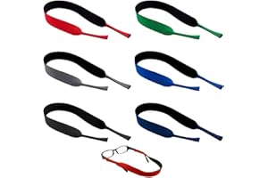 HDGSAFD 6 cuerdas de gafas coloridas, cordón de goma ajustables para gafas deportivas, antideslizantes