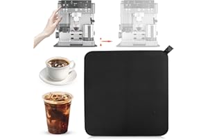 FONYET Unterlage Kaffeevollautomat 32 X 32CM Kaffeemaschine Matte Kompatibel mit Ninja Espresso Machine ES601EU, Abtropfmatte Geschirr Saugstarke Trockenmatte Unterlage für Kaffeemaschine