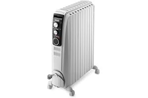 De'Longhi Dragon 4 TRD41025T Oil Filled Radiator - White