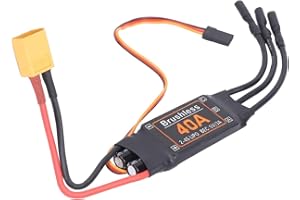 WANGCL 40A Brushless ESC with XT60 Connector Brushless Motor Electric Speed Controller BEC Output: 5V/3A for RC Car Monster Truck Crawler Truck Drone