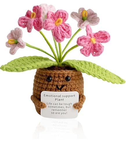 Poupée Tournesol Au Crochet Faite Main - Décoration Positive Merci Pour Enseignantes, Infirmières Et Collègues