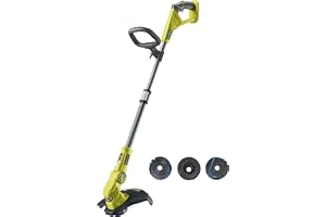 RYOBI OLT1832-SPK 18V One + batteri trimmer, trimmers och reflexläge, batteri ingår ej med två ersättningsbobinnar