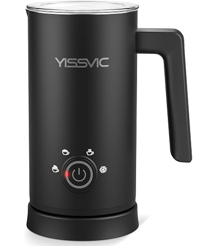 Montalatte Elettrico 4 In 1 – Schiuma Calda E Fredda Per Cappuccino, Latte Macchiato E Cioccolata Calda (Bianco)