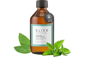 ‎ELIXR ELIXR Mundziehöl | aus Höhle der Löwen | ayurvedische Mundspülung pflegt auf natürliche Weise | zertifizierte Naturkosmetik aus Deutschland (200ml, Strong Peppermint)