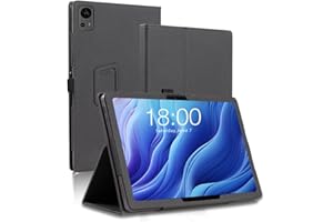 AKNICI Custodia Cover per TECLAST 2K Tablet 12 Pollici T60 Android 13 Tablet Gaming, Pelle PU Cover Custodia Protettiva con Cinghia di Sicurezza e Magnete e Funzione di Supporto per TECLAST T60, Nero
