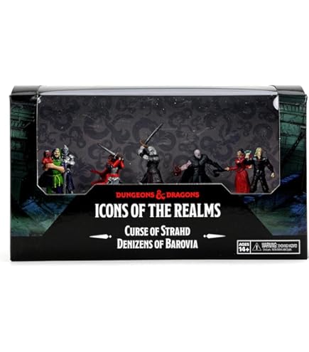 Wizkids Icons Of The Realms WizKids Sahuagin Warband - D&D Miniaturen Set Van 6 Figuren Voor Je Campaign Dungeons Dragons Vijanden Set