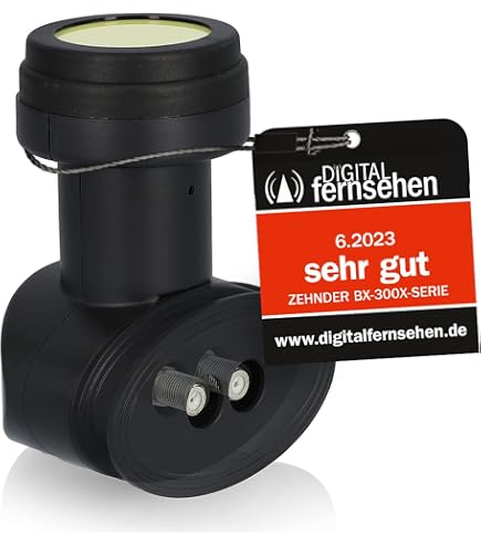 RED OPTICUM LMTP 04H Monoblock Twin LNB 0.1dB - LNB Double Pour 2 Abonnés Astra Hotbird Avec DiseqC