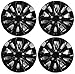 Produktbild Original 4er Set STORM Satz 4x 14 Zoll (35,56cm) schwarz mit Chrommuttern Radzierblenden Radblenden Radkappen Radabdeckungen Raddeckel Radhauben Felgenblenden Felgenkappen Felgenabdeckungen