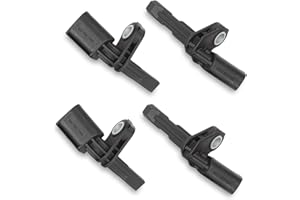 Attisfiera ABS Wheel Speed Sensor for Eos G-olf J-ett-a Pa-ss-at Tou-r-an Ti-g-uan Scir-occo A3 TT Leon 1K0927807 1K0927808 Altea Toledo Oc-t-a-via ABS Sensor Front & Rear - Left & Right