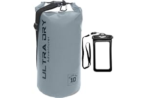 Ultra Dry Adventurer Premium Waterproof Bag, Sack with Phone Dry Bag and Long Adjustable Shoulder Strap Included, Perfect for Kayaking/Boating/Canoeing/Fishing/Rafting/Swimming/Camping/Snowboarding