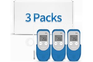 THERM LA MODE ThermElc TE-03 ETH Registratore di Dati di Temperatura e umidità con Sonda Digitale ad Alta Precisione, Fornisce Accuratezza fino a ±0,3 °C, Report CSV PDF Automatico,spia LED,Stoccaggio Farmaceutico