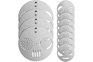 JIEHAOJIA 10 piezas de acero inoxidable para entrada de colmena, puerta de entrada de disco de abeja, puerta de nido de abeja, accesorio para apicultura (plata)