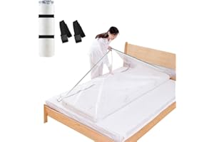 ESOES Extra Large Vacuum Storage Bags for Mattress Duvets, 240x120cm Mattress Vacuum Storage Bags - Waterproof, Sealable with Zipper, Reusable, No Vacuum Pump