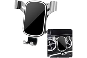 MUSTTRUE LUNQIN Car Phone Holder for Mercedes Benz GLA-Class 2015-2020 GLA250 GLA45 & CLA-Class 2014-2019 CLA250 CLA45 Auto Interior Accessories Best Cell Phones Mount Cellphone Mobile Cradle Charging Bracket