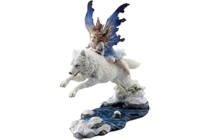 Nemesis Now Free Spirit - Figura Decorativa (31 cm, 27 cm), Color Blanco