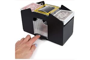Ruiqas Automatic Card Shuffler Card Sorter Electrical Card Mixing Machine Poker Playing Supplies for Home Party Club