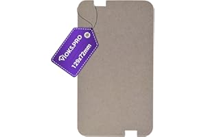 VIOKS.PRO Viоks.pro Copertura per conduttore cavo, forno a microonde, 129 x 72 mm, ricambio per piastra mica Sharp PCOVPA309WRE0 AEG 50280602009 Miеle 06636830 - Paraspruzzi per microonde