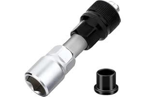 Hyeek Extractor de bielas para bicicleta, universal, plateado, herramientas de bicicleta de manivela para bicicleta de manivela para Shimano ISIS cuadrado