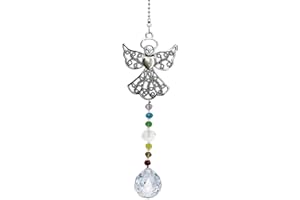 PEILI Window Hanging Suncatcher with Crystal, Angel Hanging Rainbow Maker Ornament for garden corridors and Home Decoration (Angel)