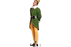 STAR CUTOUTS SC1696 Buddy Elf Aspettando Natale a grandezza naturale cartone Ritaglio decorazione festa festa