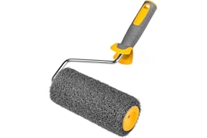 HARDY WORKING TOOLS Wałek do szpachli 25 cm z uchwytem - wałek do czyszczenia wałka do szpachli - specjalny wałek do szpachli - do szpachli i nawijania tynku