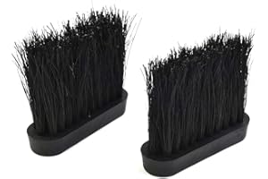 RANRAO 2 spazzole di ricambio per camino, oblunghe, testine di ricambio per la pulizia del camino domestico