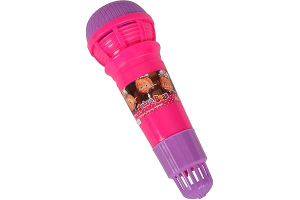 Simba 109306641 – Macha et l'ours Microphone d'écho 24 cm, 2 Sortes.