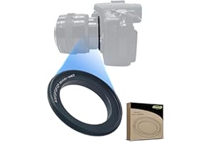 AMOPOFO Micro 4/3 to 55mm Retroadapter/55mm-M4/3 Makro Umkehrring Ring,Kompatibilität Micro Four Thirds 4/3 Kamera,GX1 GF2 G1 GF1 G10,OM-D E-M10 II,Pen-F E-PM2 E-PL2,für Makroaufnahmen