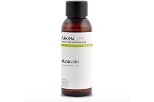Aceite de Aguacate BIO (Persea americana) - 50 mL - Aceite Vegetal Virgen Certificado AB - Aroma Labs