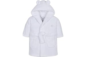 undercover lingerie Bata de baño con capucha y forro polar suave para bebés y niños pequeños