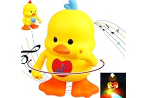 Aunis 2022 New Dancing Duck Toy - Dancing and Singing Musical Duck with Led Lights, Early Educational Toy Gift For Kids (1 pcs)