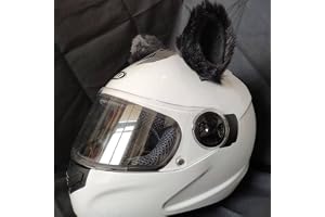 2 stycken kattöron för hjälm, motorcykelhjälm, öron, kattöron, dekoration, söta hjälmtillbehör för cykelhjälm, skidhjälm, motorcykelhjälm, snowboardhjälm, rolig djurdesign, motorcykelhjälm