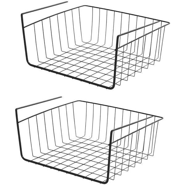 Eaasty 4 Pcs Slatwall Basket Ventilated Metal Slatwall Baskets Mounted - View #4
